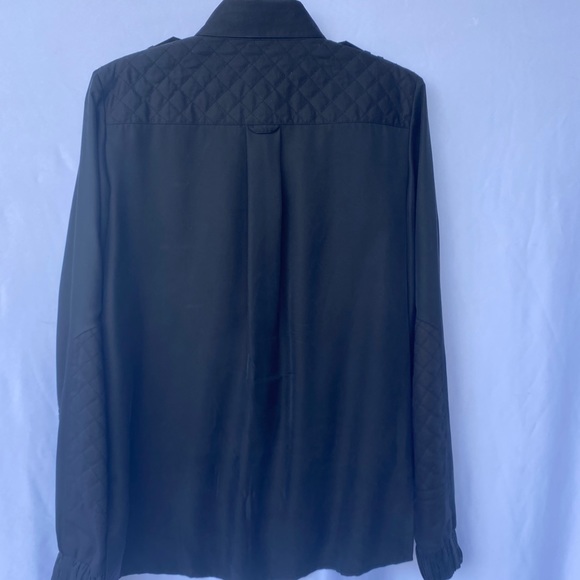 LAMB by Gwen Stefany Military silk shirt S - Picture 6 of 8